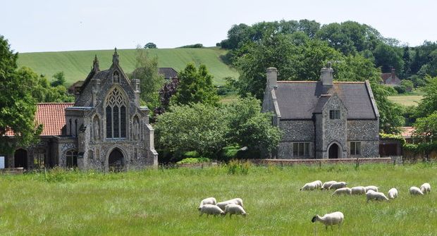 Walsingham slipper chapel outside
